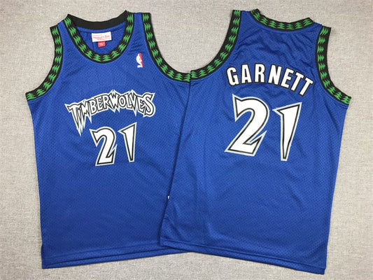 KID Timberwolves #21 Retro Blue