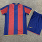 2007/2008 Retro Kids Size Barcelona Home  Football Shirt  1:1 Thai Quality