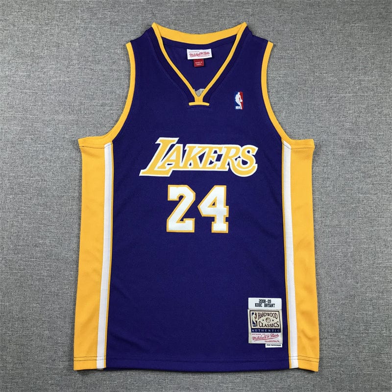 KID Lakers #24 purple V-neck