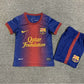 2012/2013 Retro Kids Size Barcelona Home Football Shirt 1:1 Thai Quality