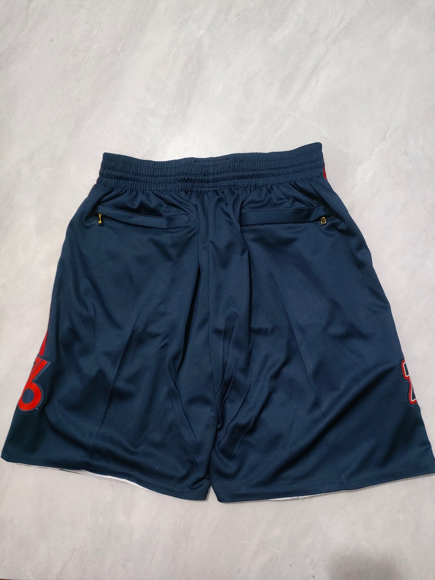 76ers dark blue 24-style pocket shorts