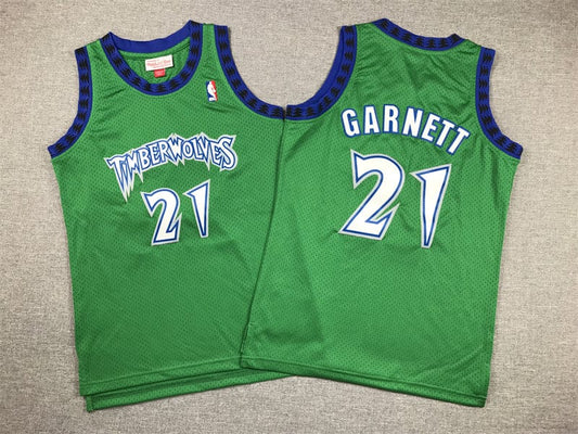 KID Timberwolves #21 Retro Green