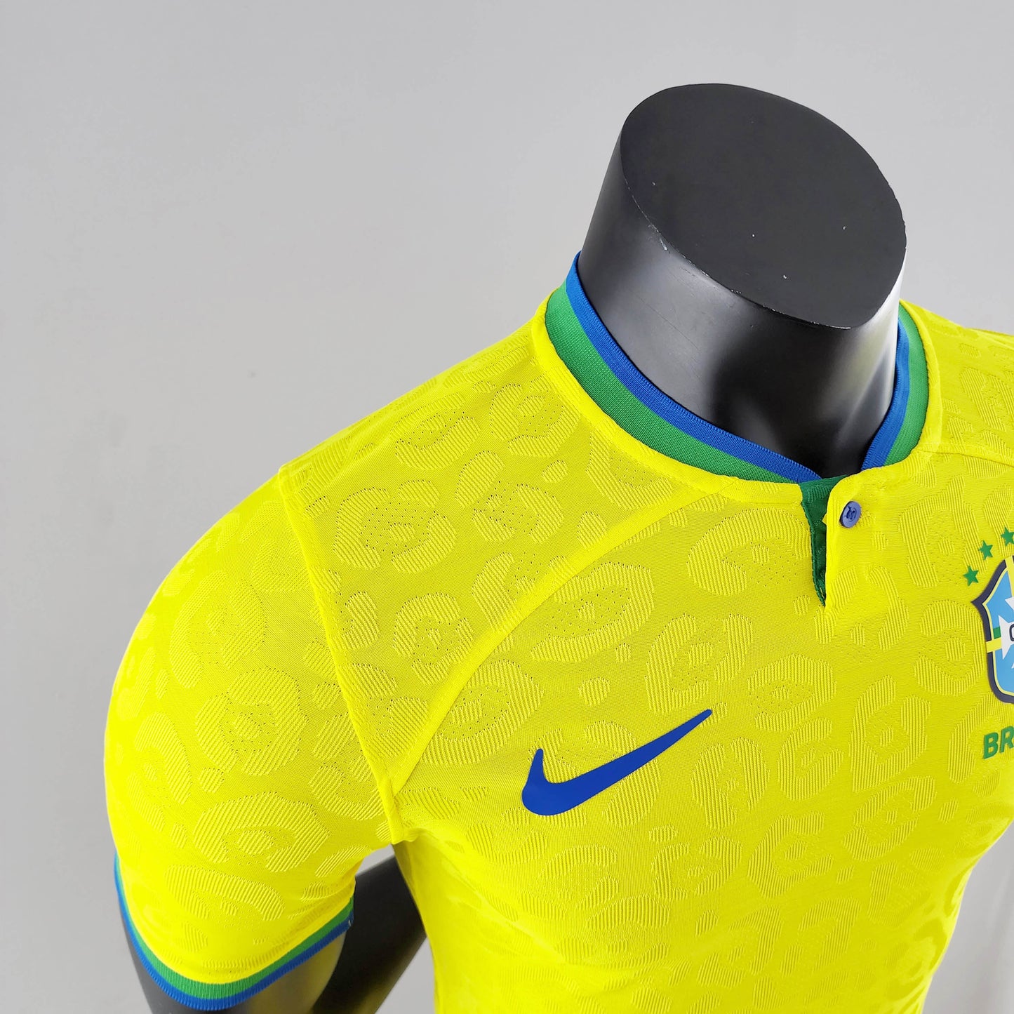 2022 FIFA World Cup Player Version Brazil Home Soccer Jersey