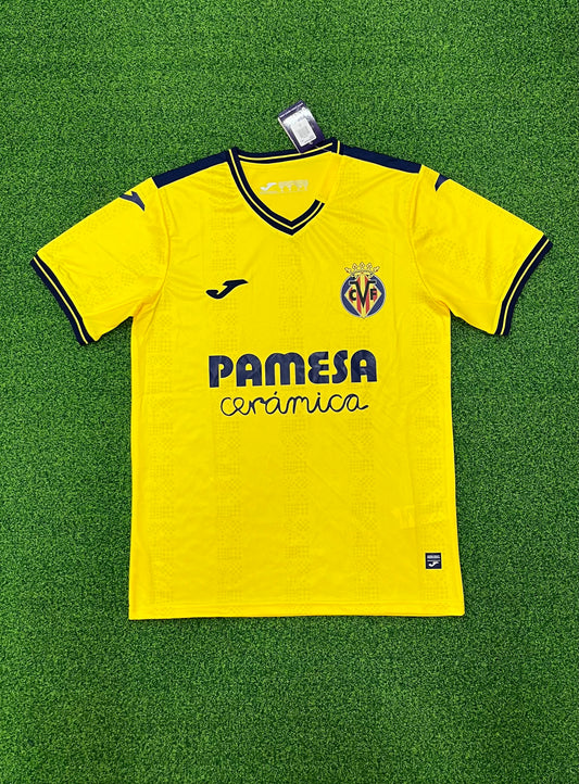 24-25 Villarreal Home Fan Edition Embroidered Jersey