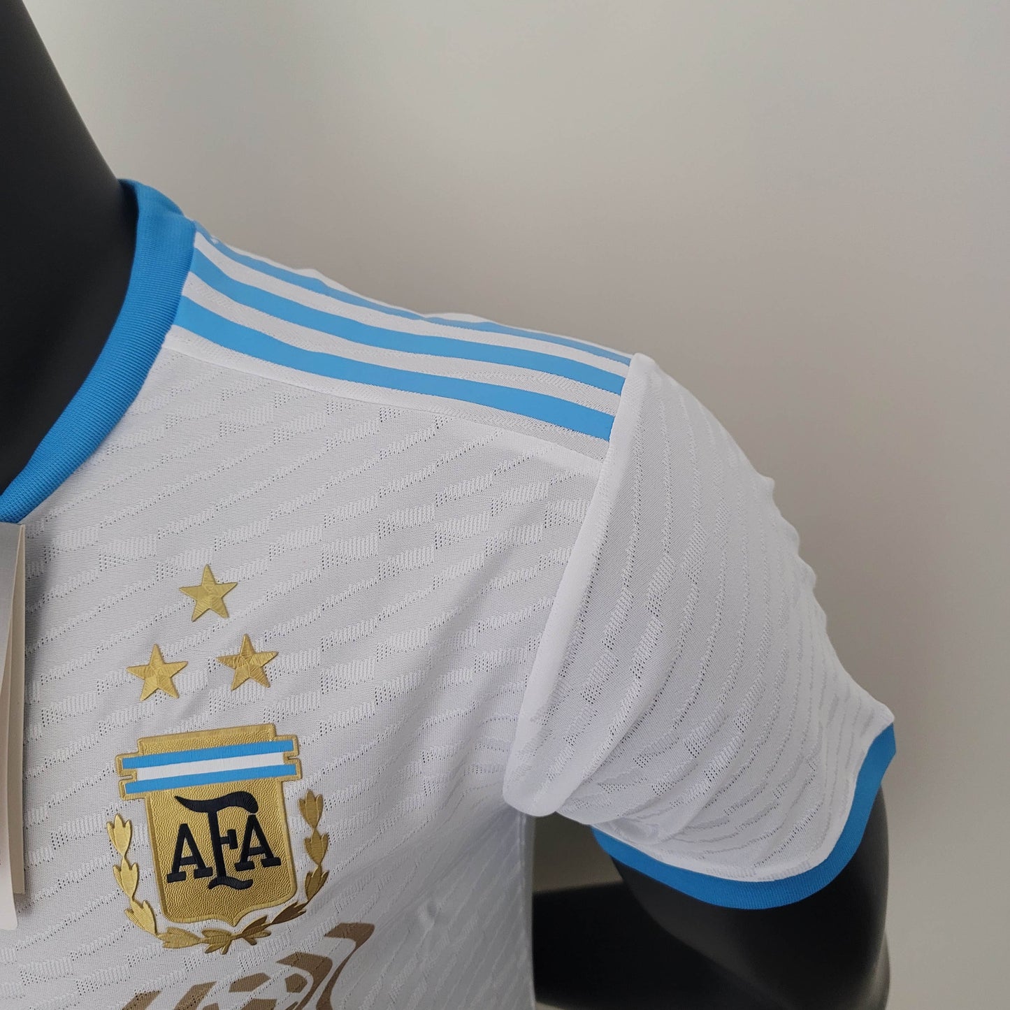 2022 Player Version Argentina National Team Hercules Cup Commemorative Edition White Jersey