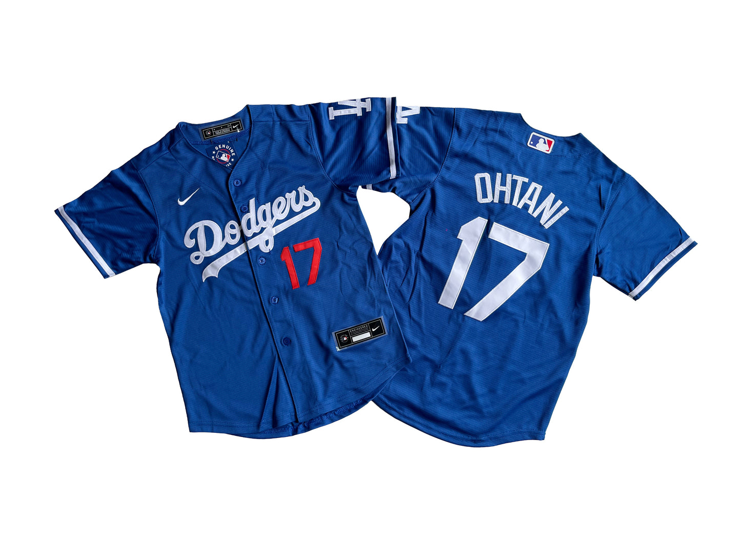 KID Youth Los Angeles Dodgers #17 Shohei Ohtani  Royal Blue Jersey