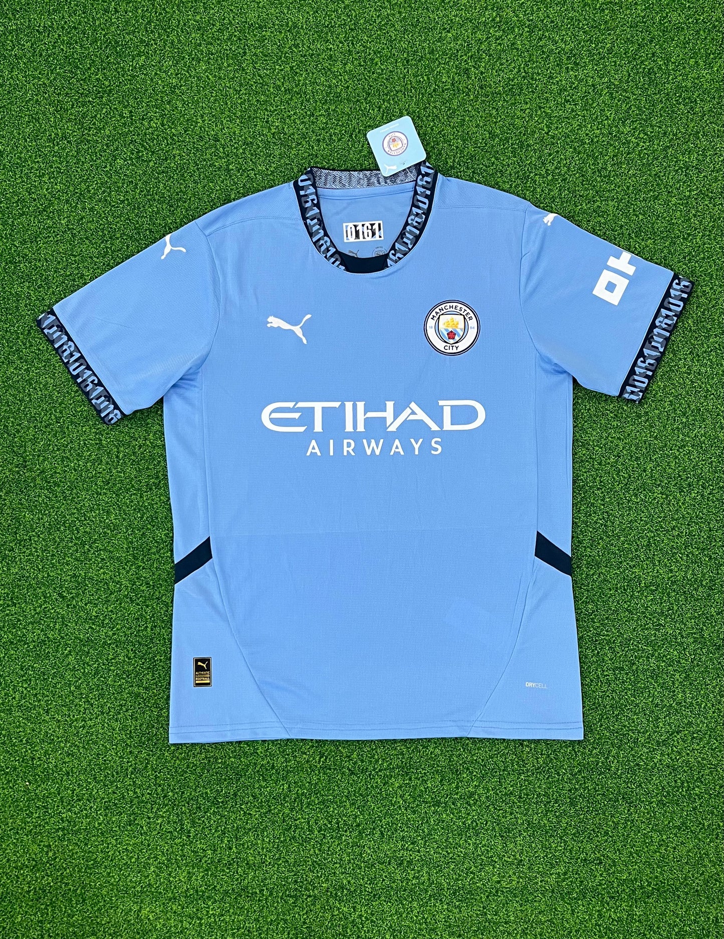 2425 Manchester City Home jersey Embroidered Fan Edition