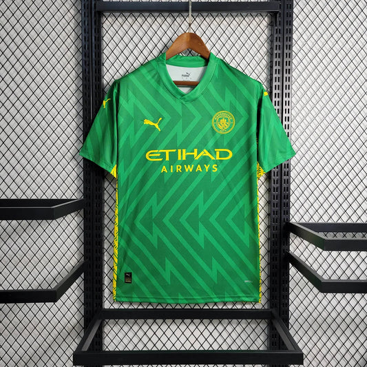 2023/2024 Manchester City Goalkeeper Green Football Shirt 1:1 Thai Quality