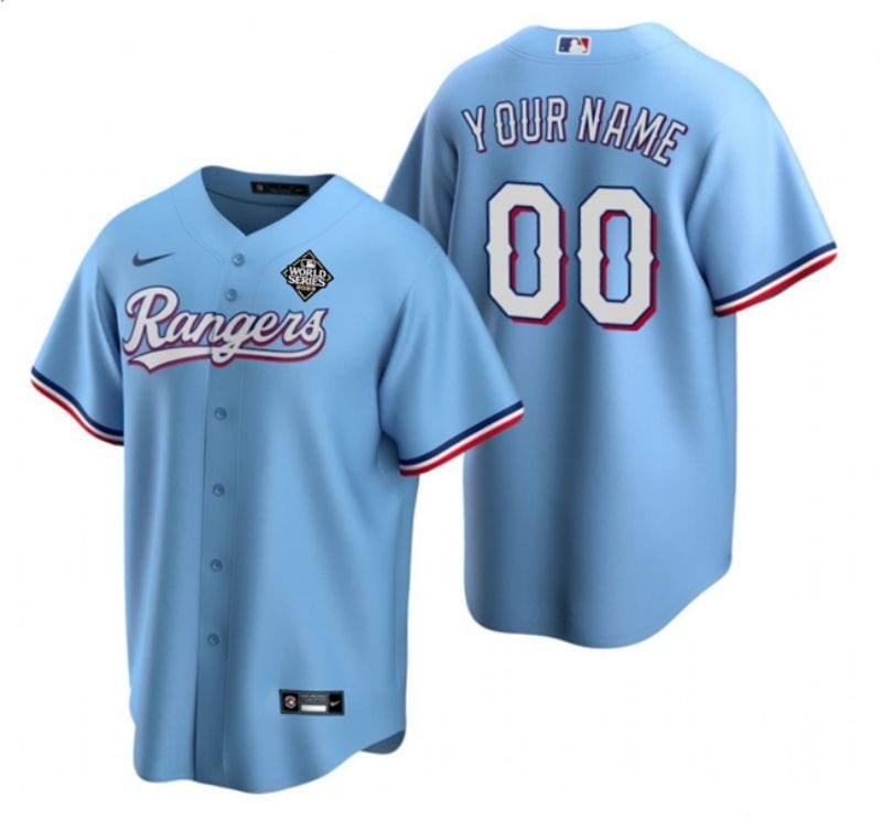 YOUTH Texas Rangers World Series Jerseys