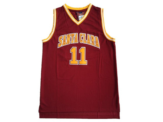 NCAA Santa Clara University No. 11 Nash Red Jersey