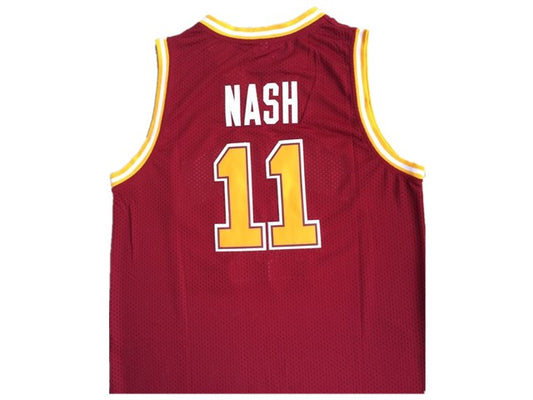 NCAA Santa Clara University No. 11 Nash Red Jersey