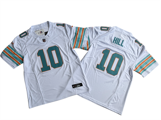 Miami Dolphins 10# Tyreek Hill Vintage White Vapor F.U.S.E. Limited Jersey