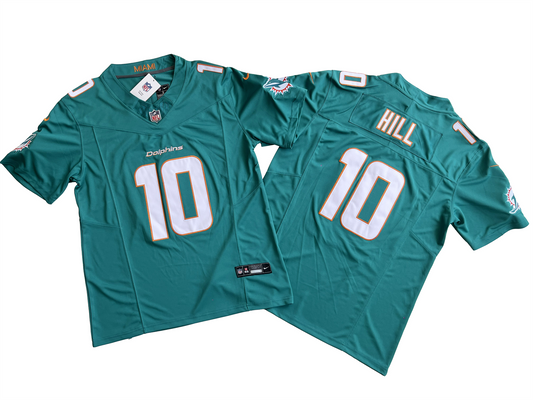 Miami Dolphins 10# Tyreek Hill  Vapor F.U.S.E. Limited Jersey