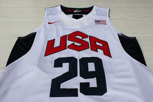 2012 American Dream Team No. 29 George White Embroidered Jersey