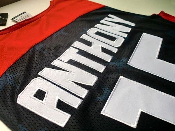 2012 American Dream Team No. 15 Anthony blue embroidered jersey