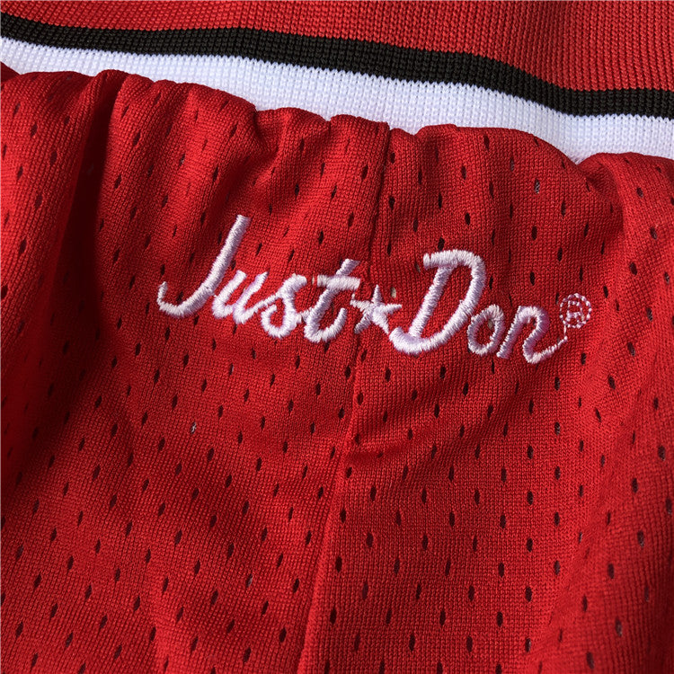 Chicago Bulls JUST DON co-branded shorts Chicago version