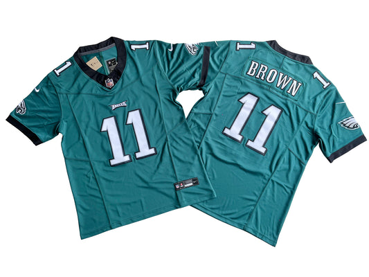 Philadelphia Eagles 11# A.J. Brown  Vapor F.U.S.E. Limited Jersey