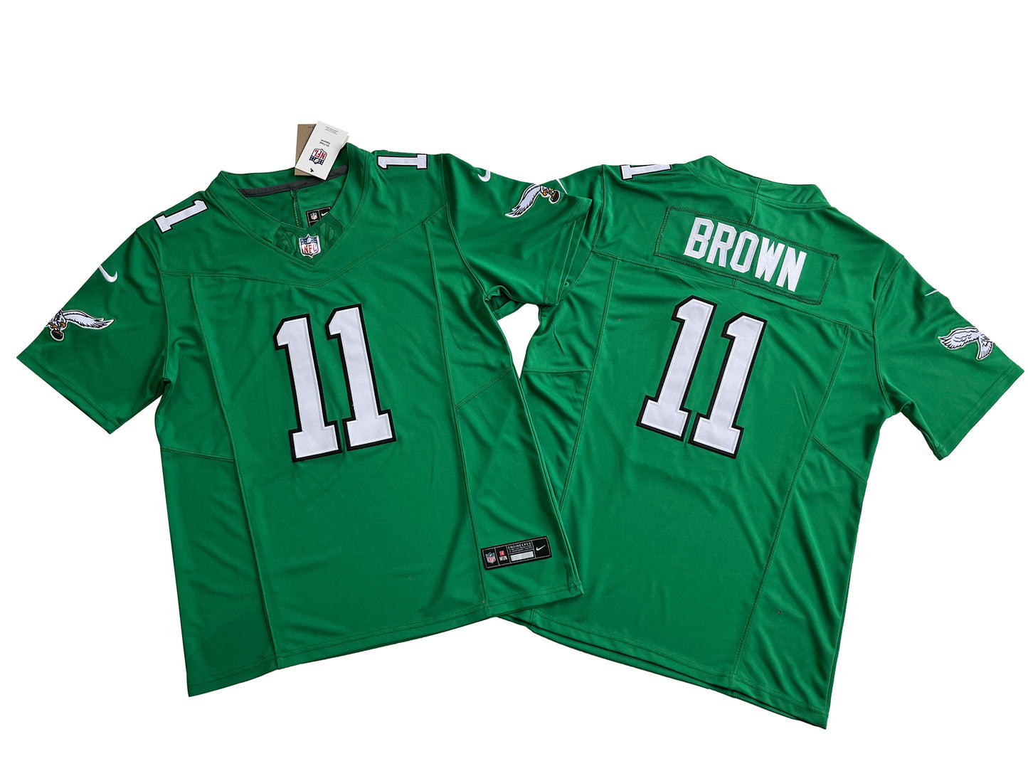 Philadelphia Eagles 11# A.J. Brown Vapor F.U.S.E. Limited Jersey