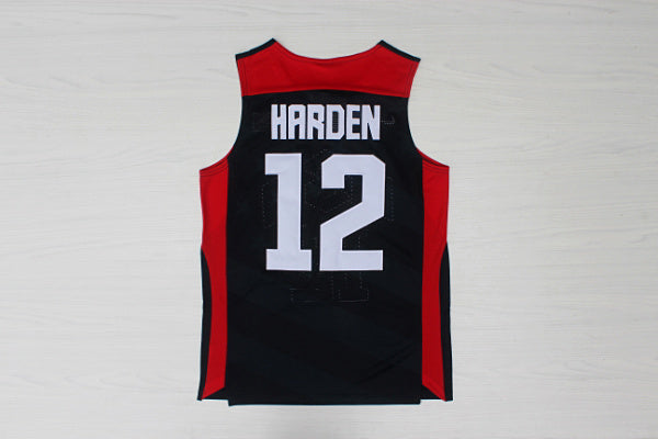 2012 American Dream Team No. 12 Harden Blue Embroidered Jersey