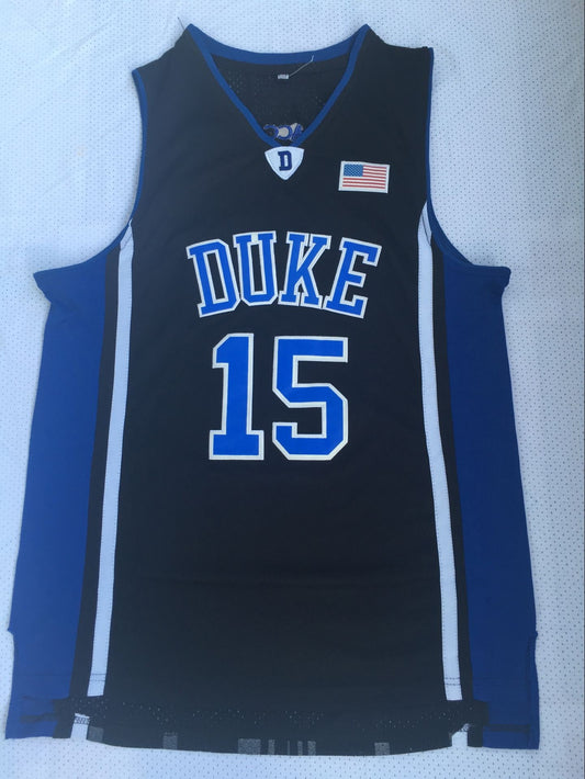 NCAA Duke University No. 15 Jahlil Okafor black embroidered jersey