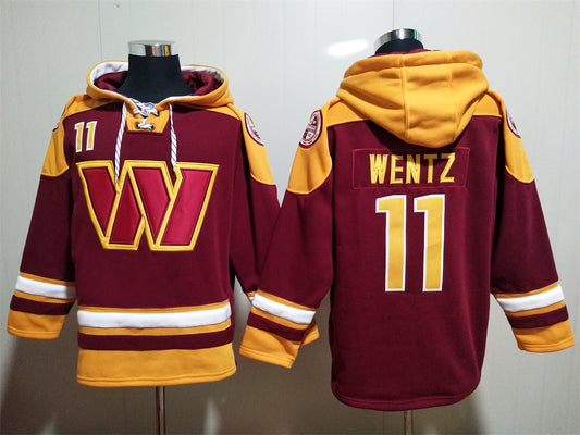 Washington Commander Hoodie #11 WENTZ