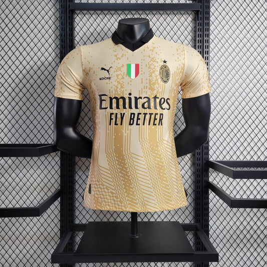 2022/2023 Player Version AC Milan Goalkeeper Special Edition Gold Football Shirt 1:1 Thai Quality