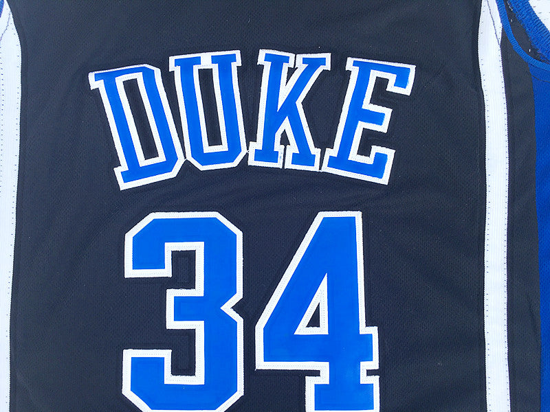 NCAA Duke University No. 34 Wendell Carter black embroidered jersey