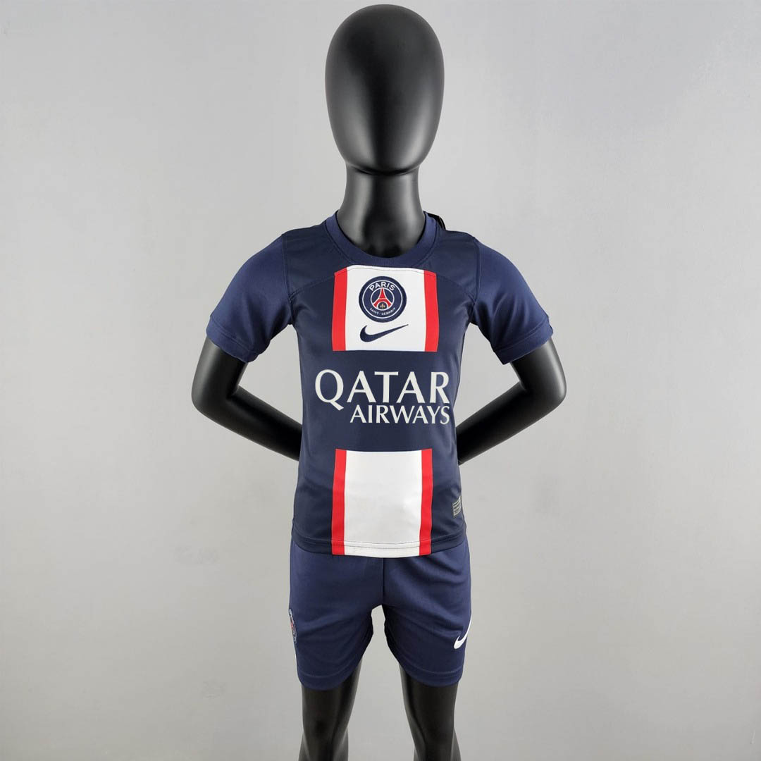 2022/2023 Psg Paris Saint-Germain Home Football Shirt 1:1 Thai Quality Kids Size