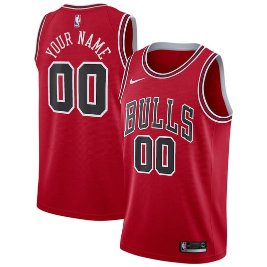 Custom Chicago Bulls Authentic Jersey