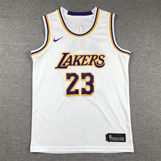 KID Lakers #23 white crew neck