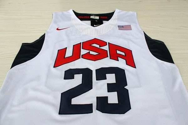 2012 American Dream Team No. 23 Irving White Embroidered Jersey