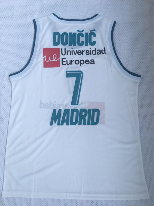 Euroleague No. 7 Luka Doncic white jersey