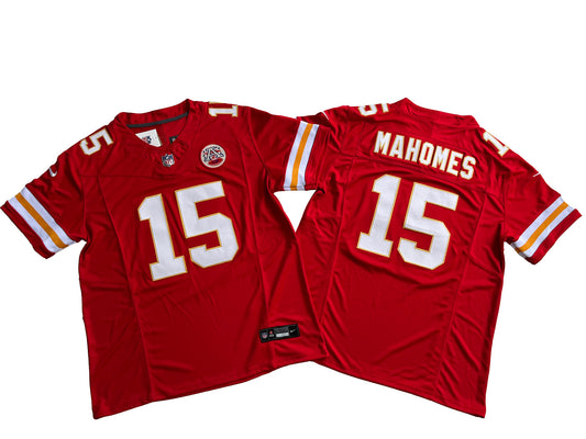 Kansas City 15# Patrick Mahomes Red  Vapor F.U.S.E. Limited Jersey