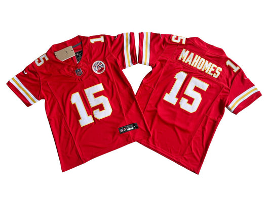 Kansas City 15# Patrick Mahomes Youth Nike Vapor F.U.S.E. Limited Jersey