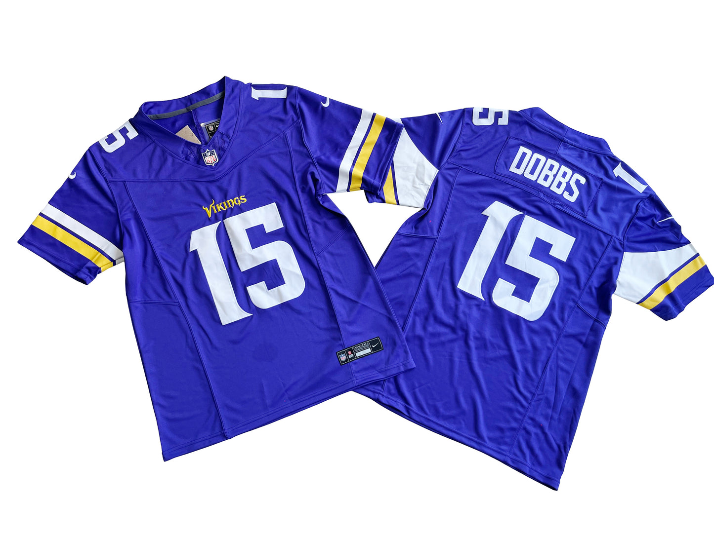 Minnesota Vikings 15# Joshua Dobbs  Vapor F.U.S.E. Limited Jersey