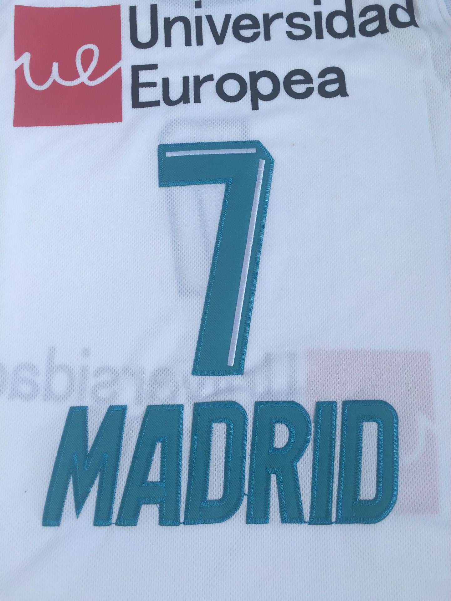 Euroleague No. 7 Luka Doncic white jersey