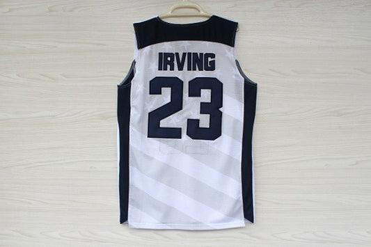 2012 American Dream Team No. 23 Irving White Embroidered Jersey