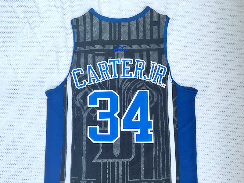 NCAA Duke University No. 34 Wendell Carter black embroidered jersey