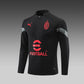 2022/2023 AC Milan Half-Pull Training Suit Black Soccer Jersey 1:1 Thai Quality