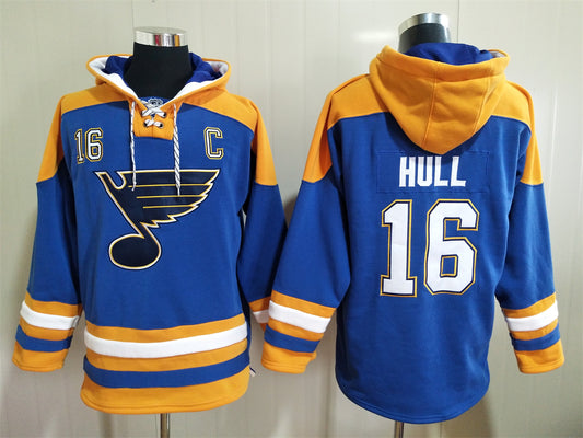 St. Louis Blues Kapuzenpullover #16 HULL