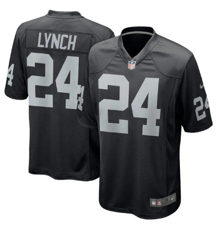 Marshawn Lynch Oakland/Las Vegas Raiders Men's jersey -Black