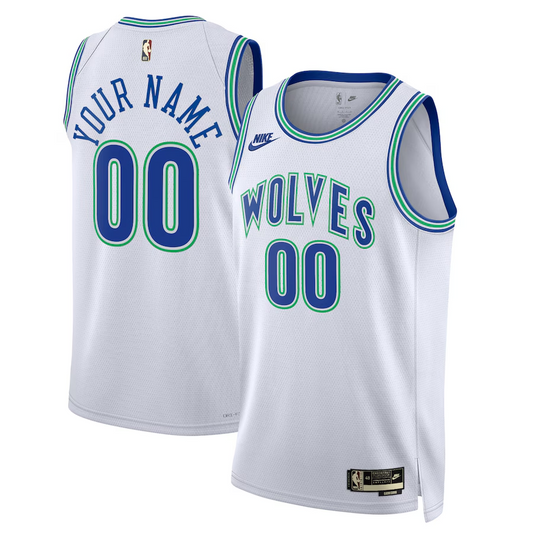 Minnesota Timberwolves Nike Hardwood Classic Edition Swingman Jersey - Custom - Unisex