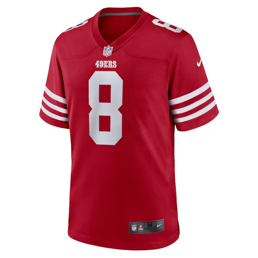 Men's San Francisco 49ers Steve Young Scarlet Retired Game Jersey