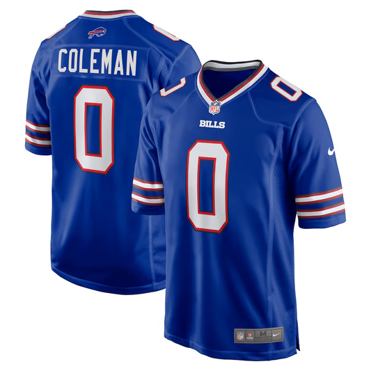 Buffalo Bills Keon Coleman Royal 2024 NFL Draft Game Jersey