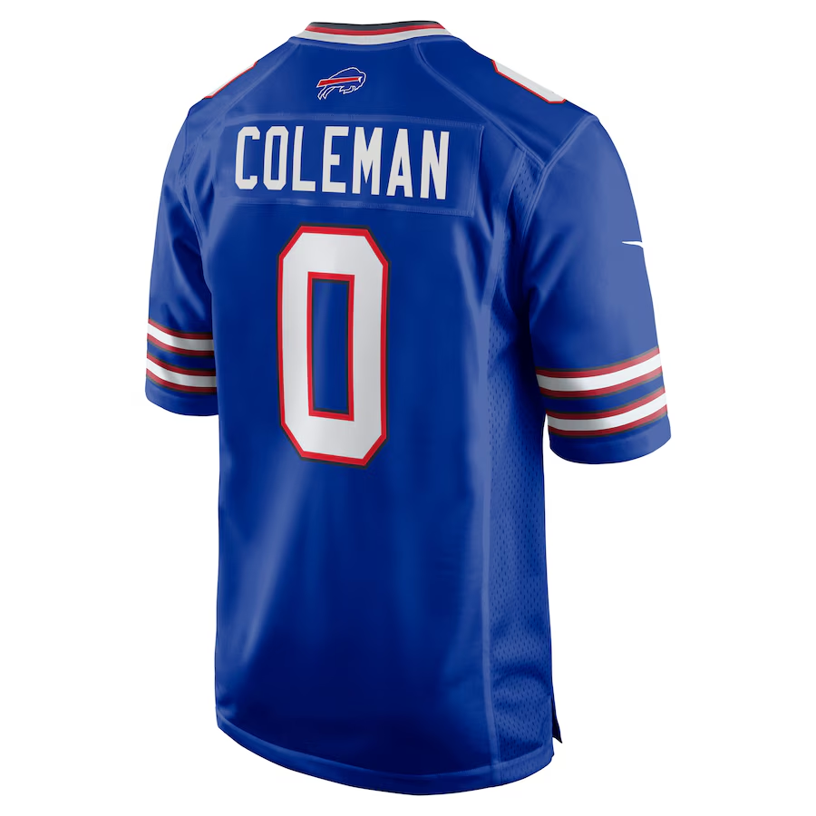 Buffalo Bills Keon Coleman Royal 2024 NFL Draft Game Jersey