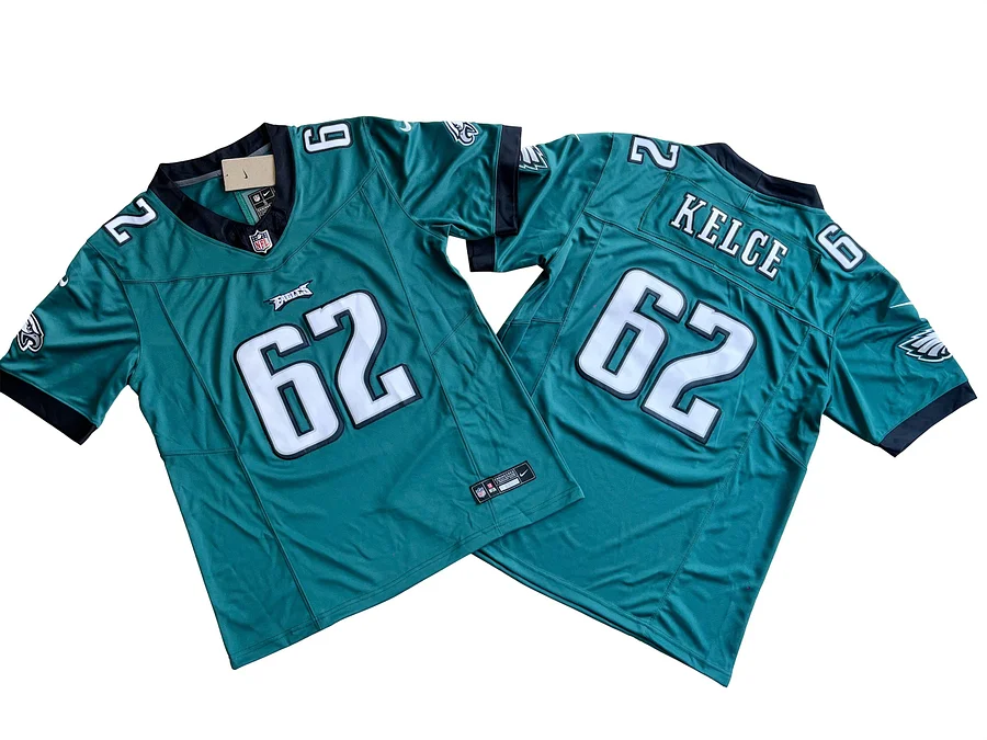 Philadelphia Eagles 62# Jason Kelce Nike Vapor f.U.s.E. Limited Jersey