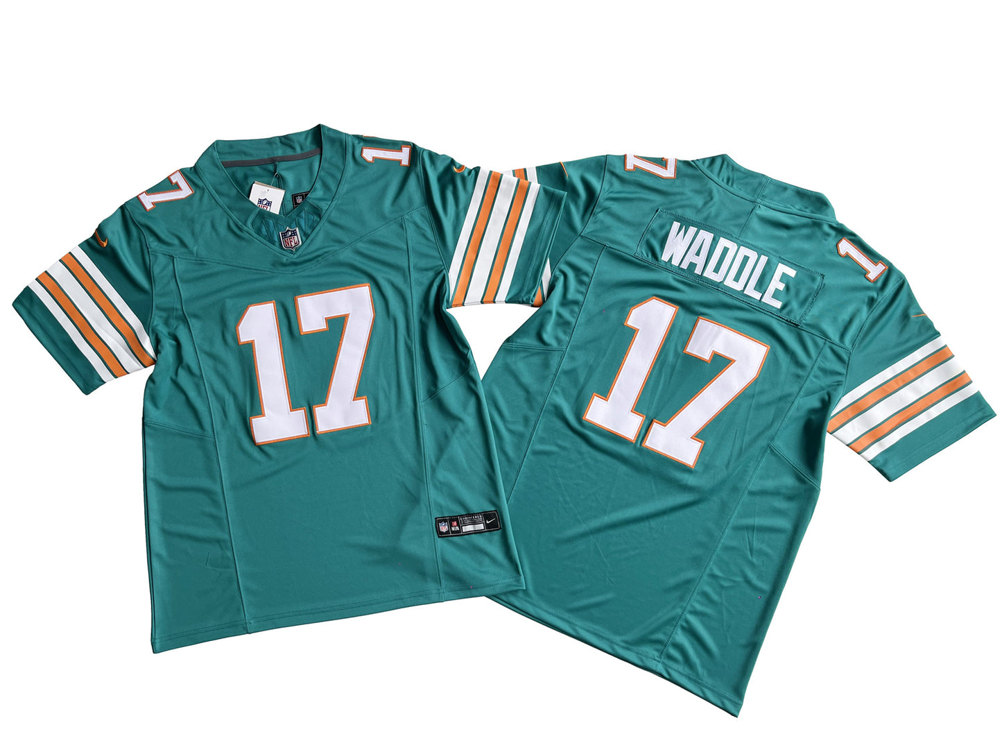 Miami Dolphins 17# Jaylen Waddle Nike Vapor F.U.S.E. Limited Jersey