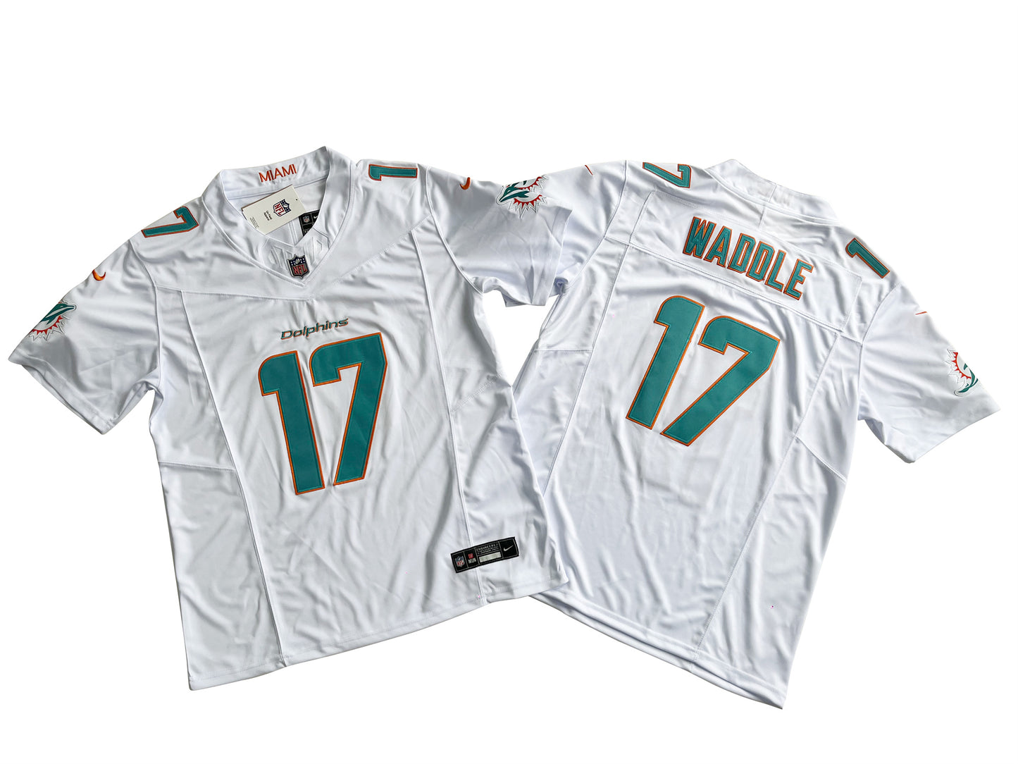 Miami Dolphins 17# Jaylen Waddle Vapor F.U.S.E. Limited Jersey