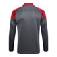 2023/2024 Manchester City long sleeves Training Suit Red-Grey Football Shirt 1:1 Thai Quality