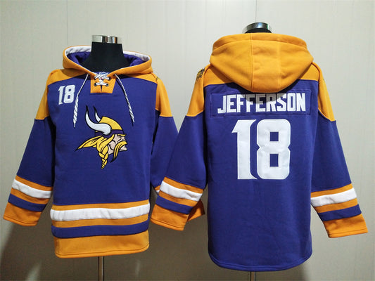 Minnesota Vikings Kapuzenpullover #18 JEFFERSON